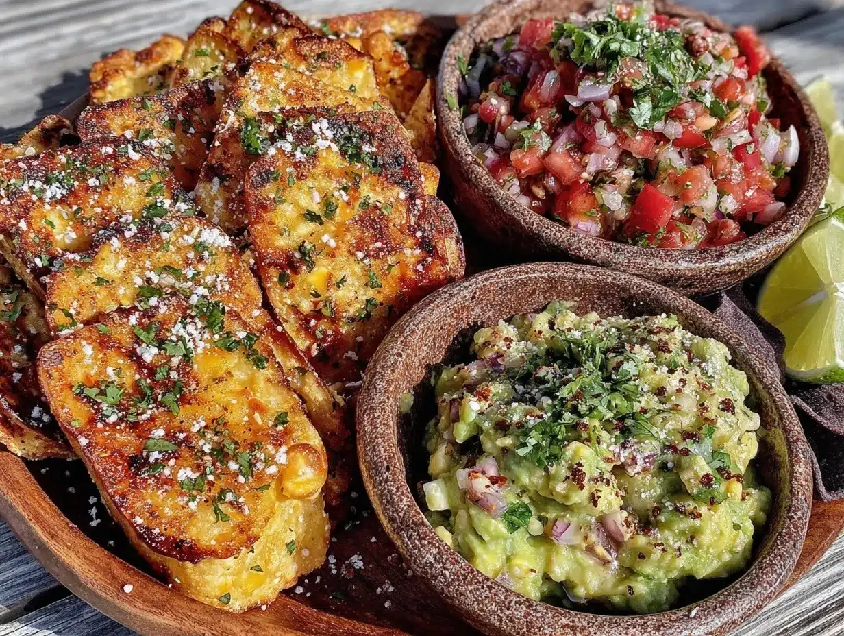 mexican antojitos snack table preparation steps