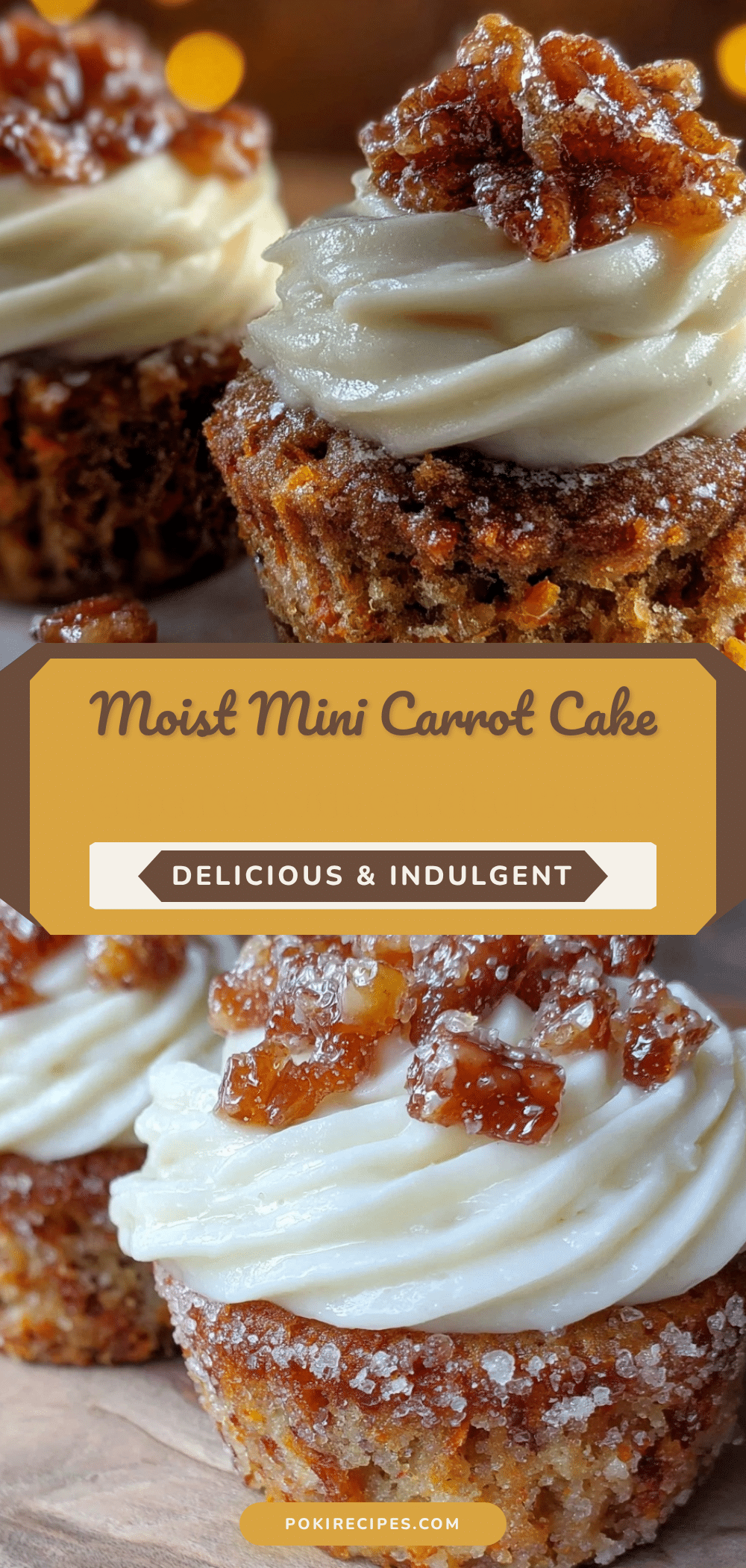 mini carrot cake cupcakes recipe