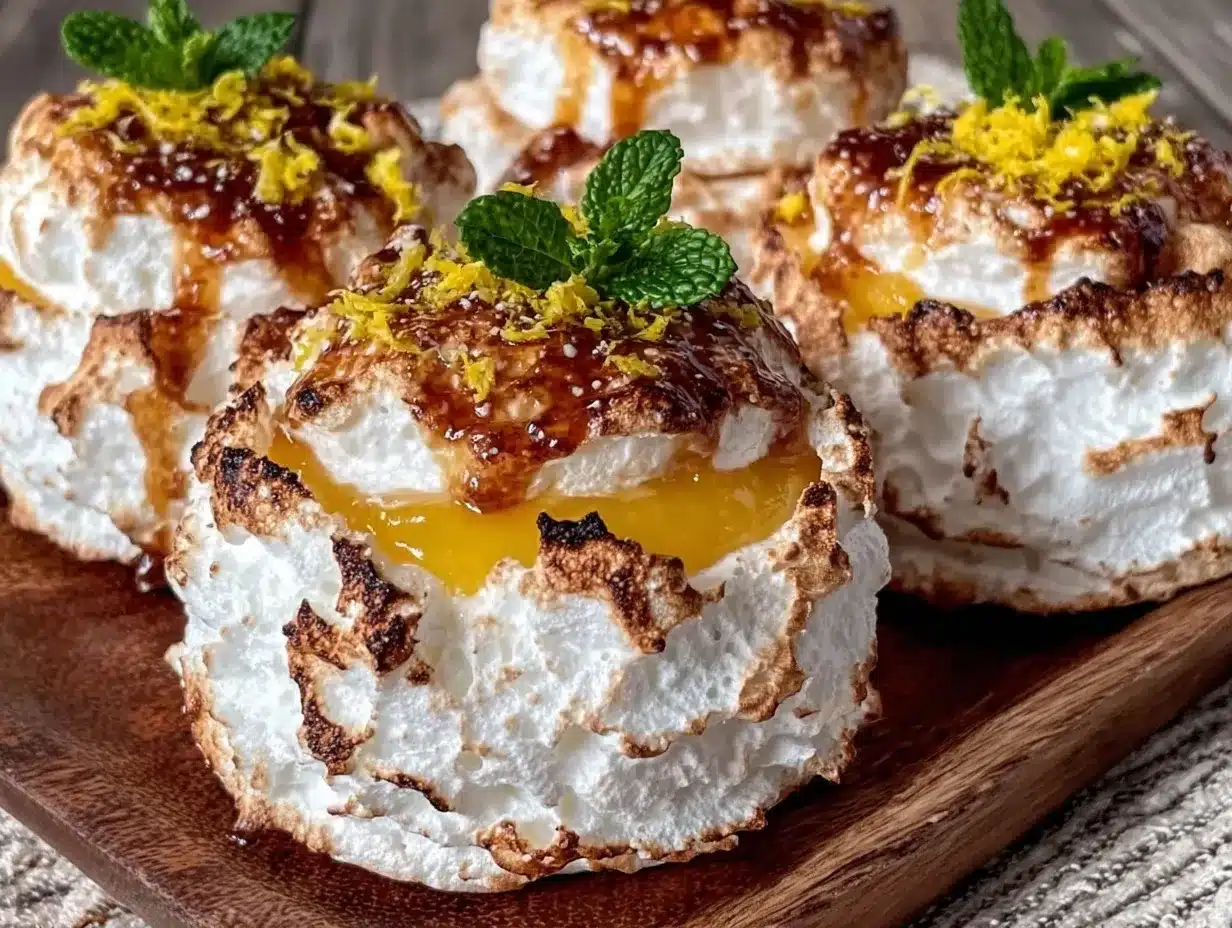 mini pavlova cookie nests preparation steps