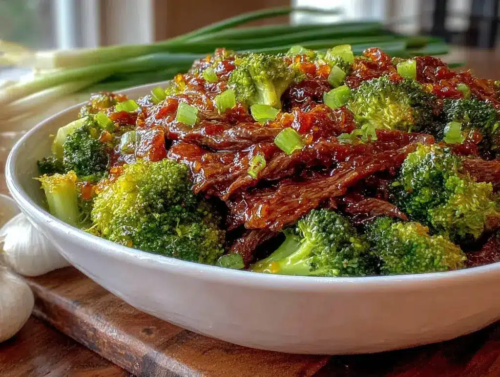 quick savory beef and broccoli stir fry - featured image
