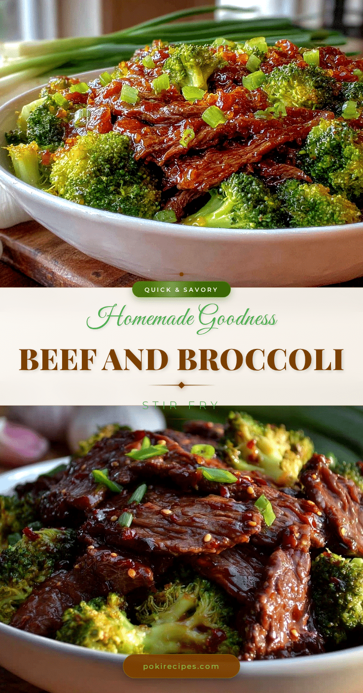 quick savory beef and broccoli stir fry recipe