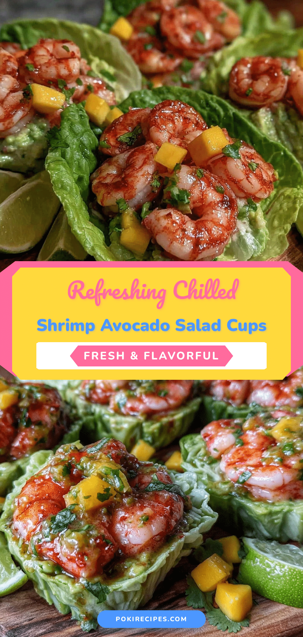 shrimp avocado salad cups recipe