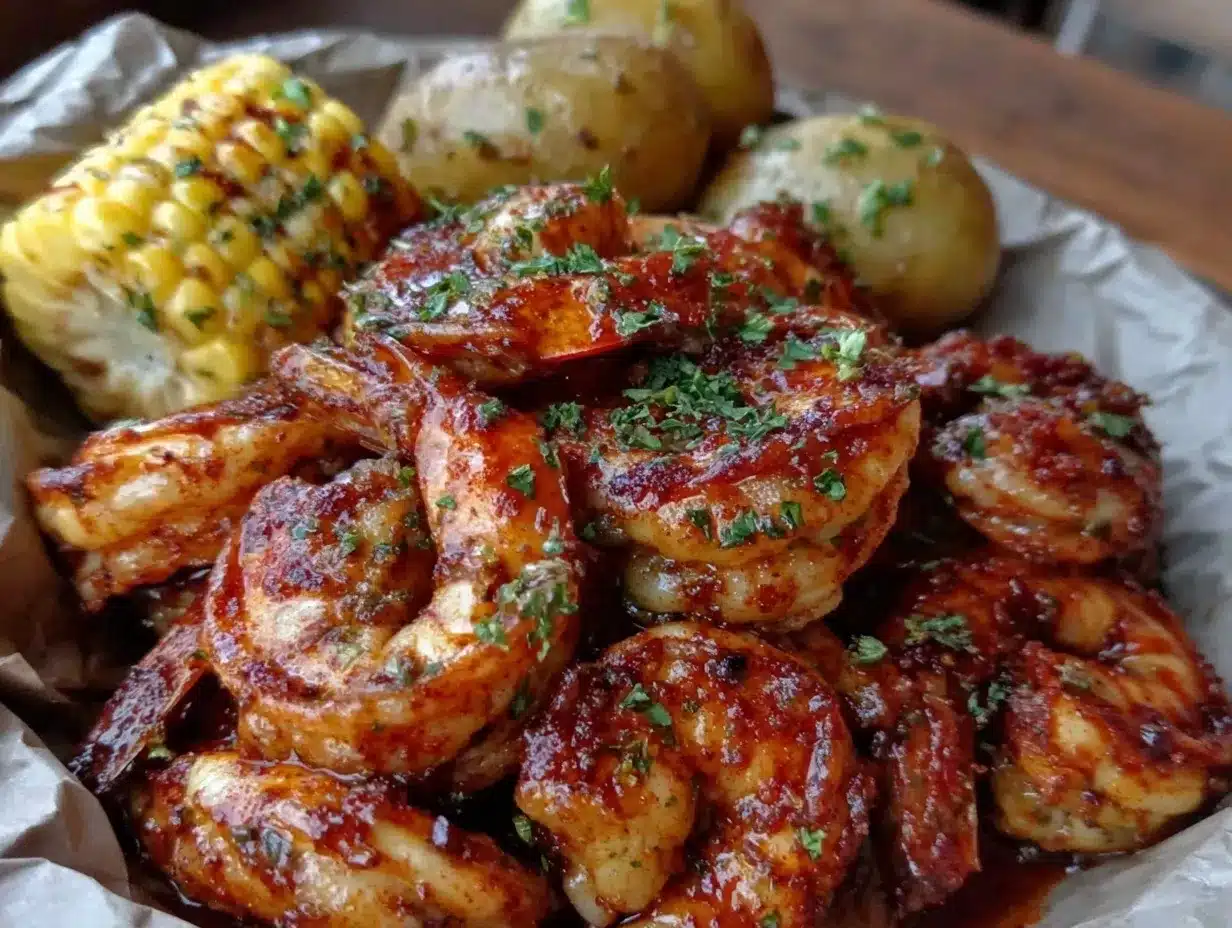 shrimp boil foil packets preparation steps