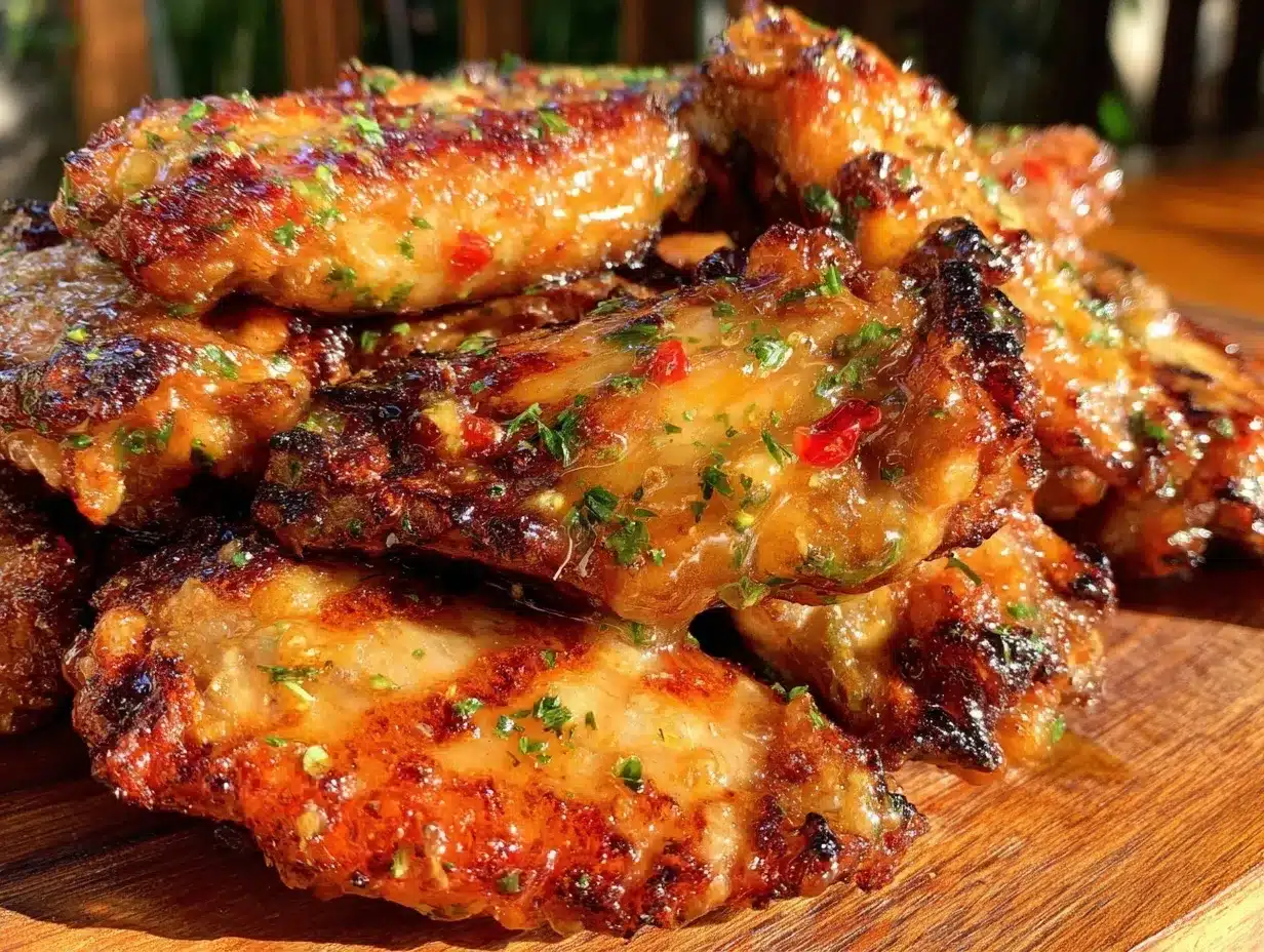 smoked chicken wings preparation steps