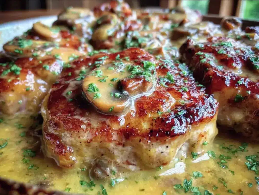 smothered ranch pork chops - featured image