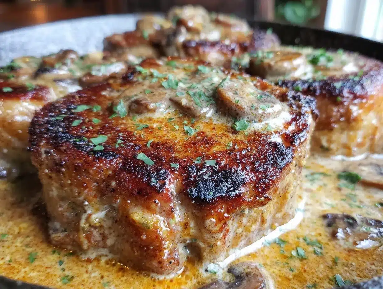 smothered ranch pork chops preparation steps