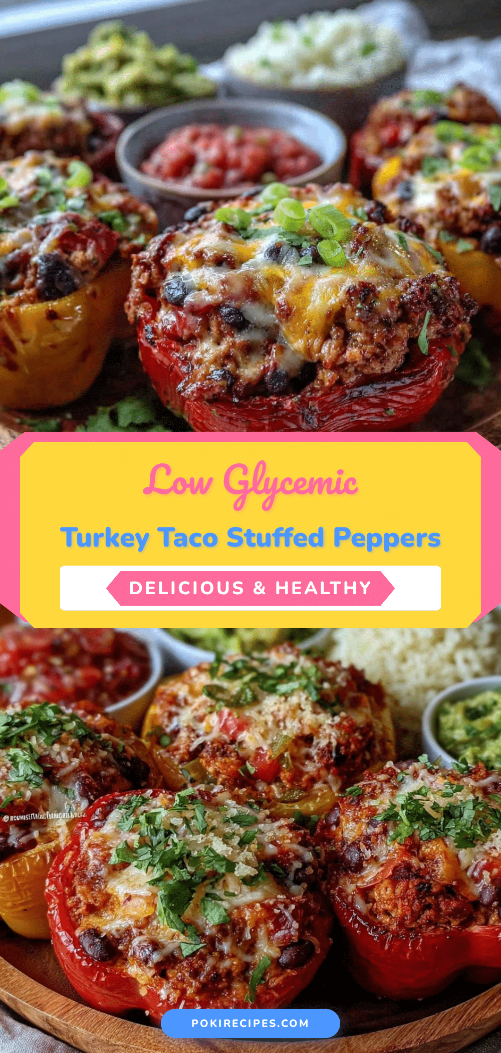 turkey taco stuffed bell peppers recipe