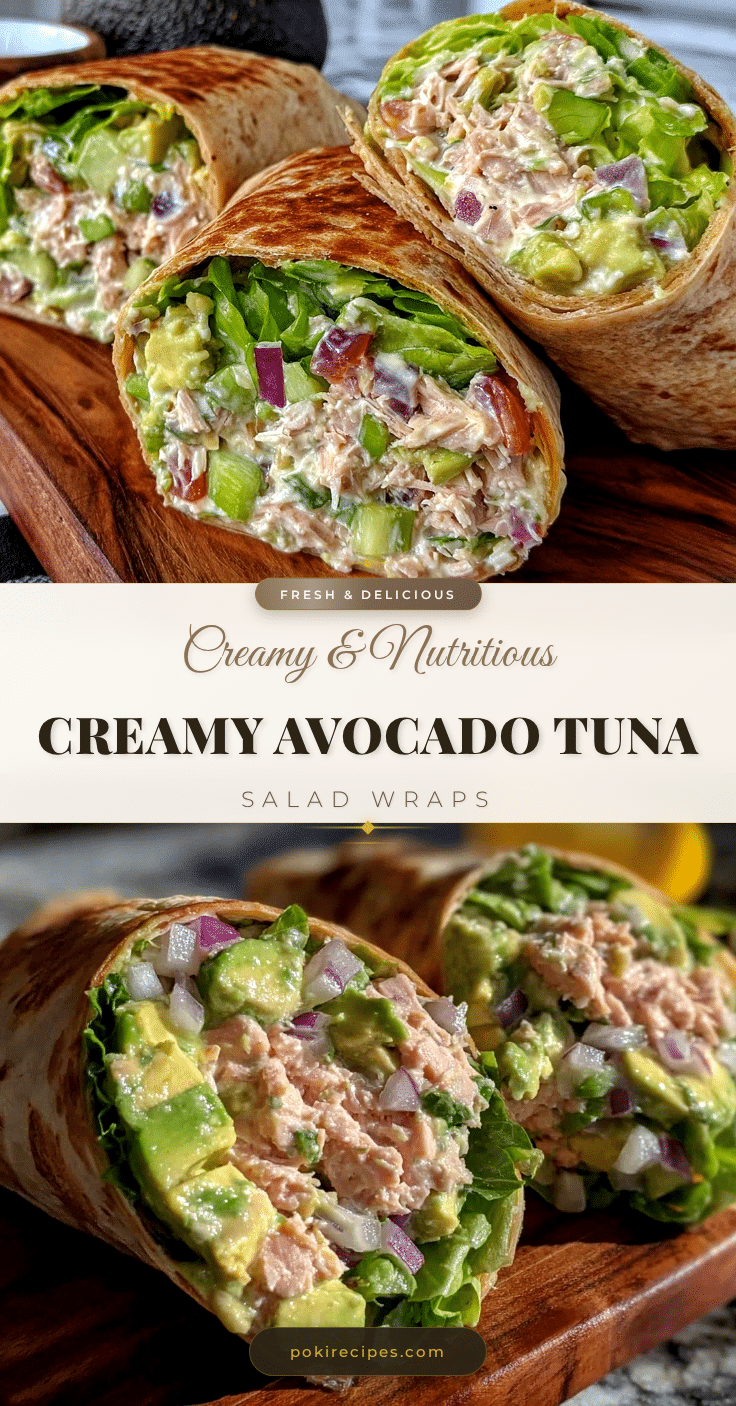 avocado tuna salad wraps recipe