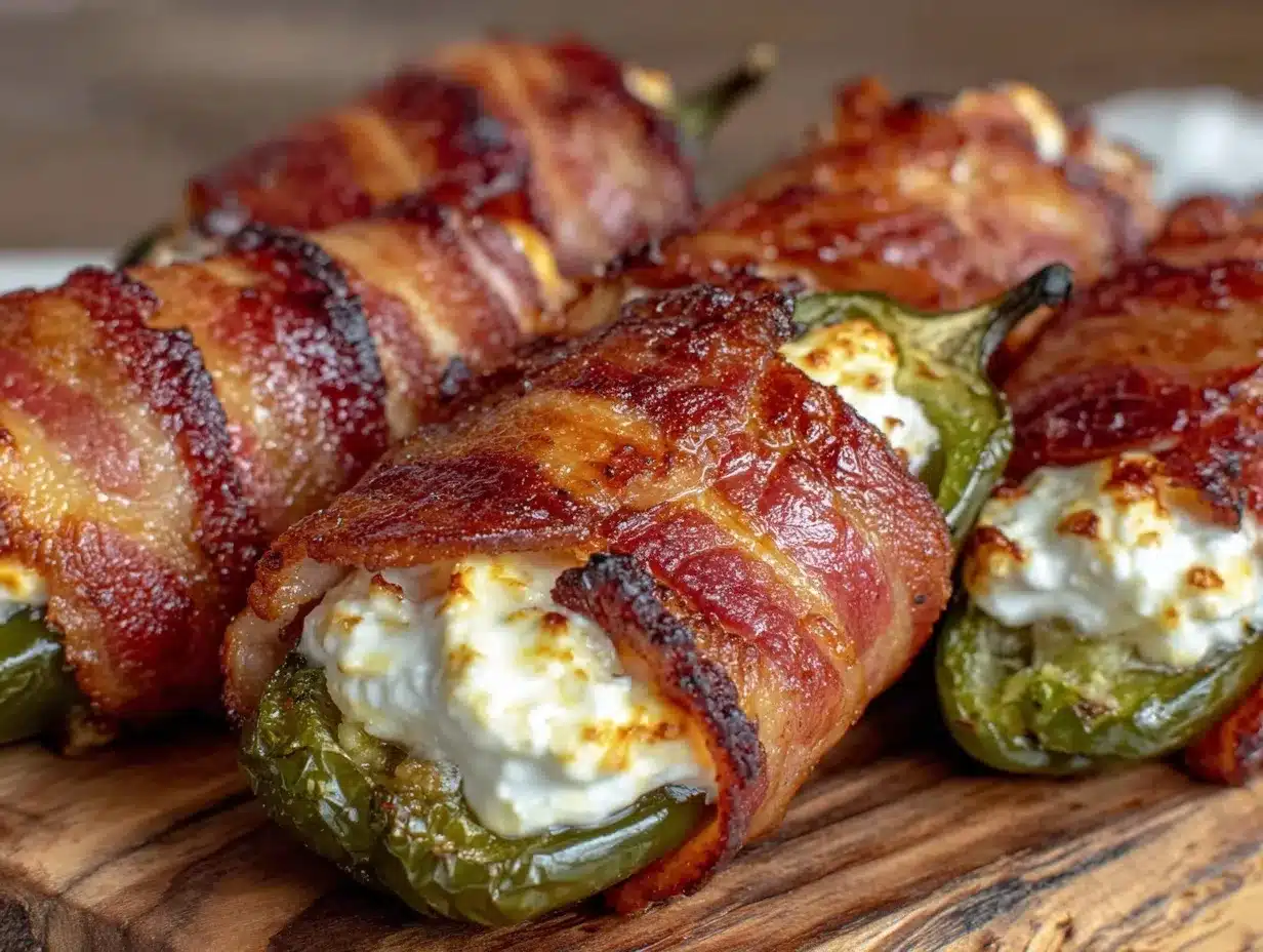 bacon-wrapped jalapeño poppers preparation steps