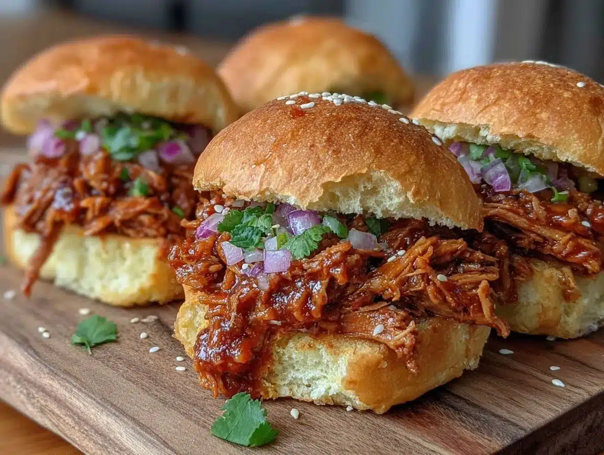 bbq pulled pork sliders preparation steps