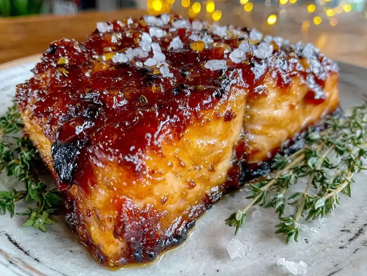 bourbon brown sugar glazed salmon preparation steps