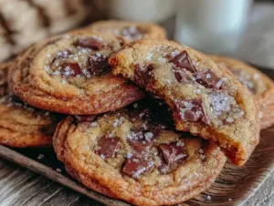 brown butter chocolate chip cookies - featured image