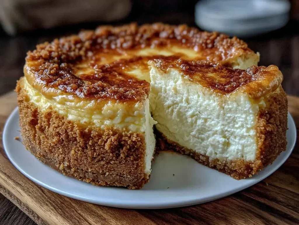 classic New York cheesecake - featured image