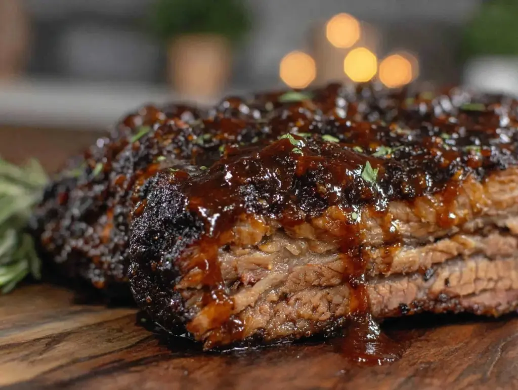coffee rubbed brisket - featured image