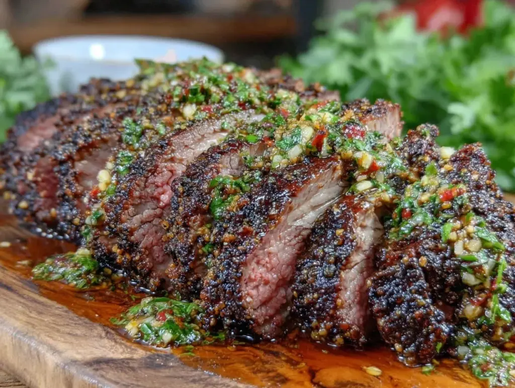 coffee-rubbed tri-tip steak - featured image