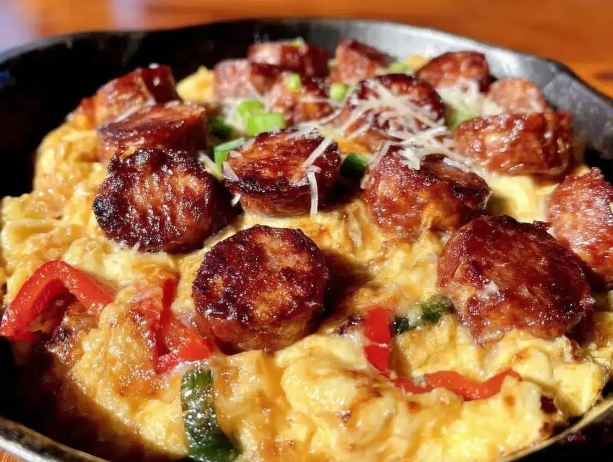cozy loaded breakfast skillet preparation steps
