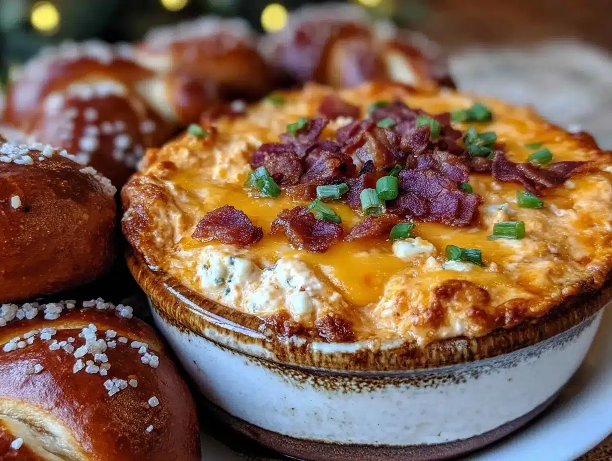 creamy buffalo chicken dip preparation steps