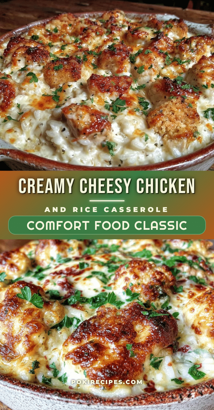 creamy chicken and rice casserole recipe