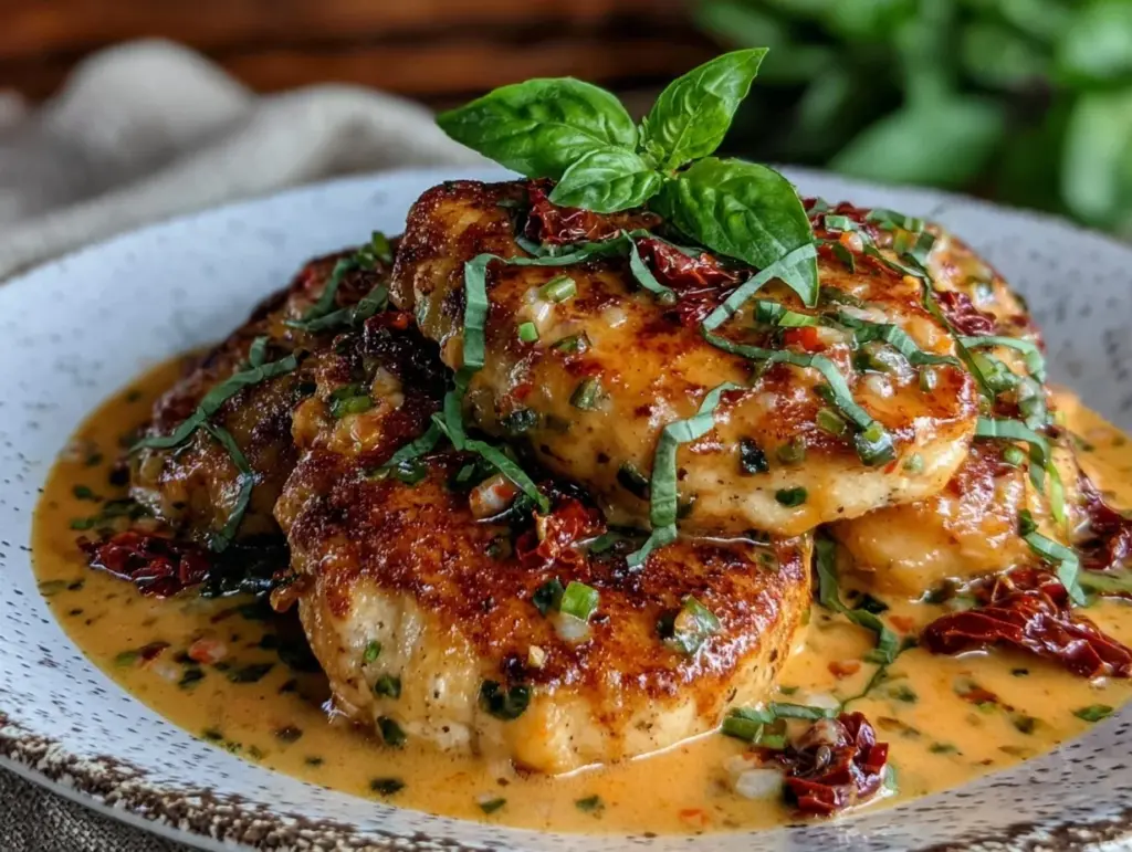 creamy tuscan butter chicken - featured image