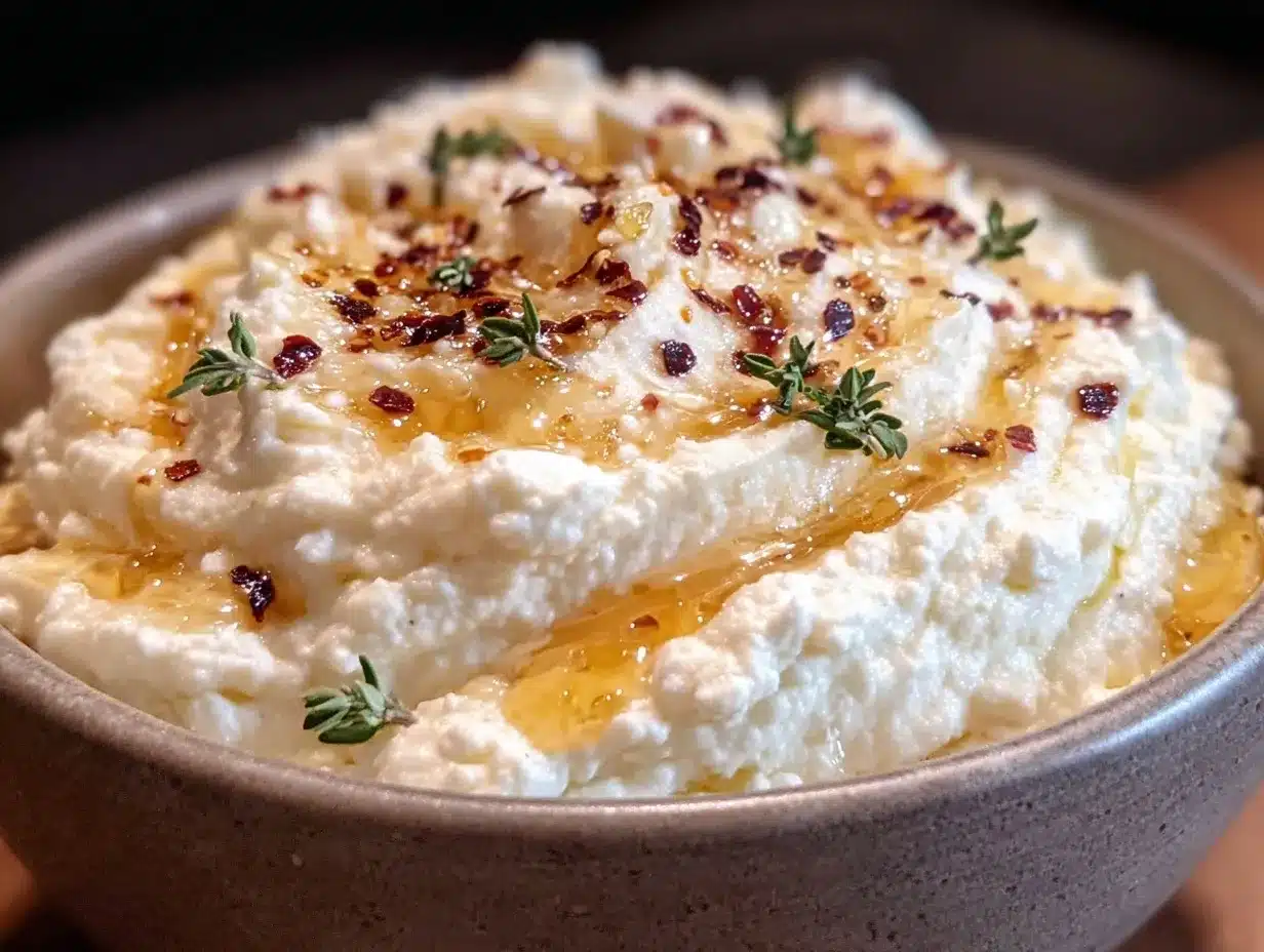 creamy whipped feta dip preparation steps