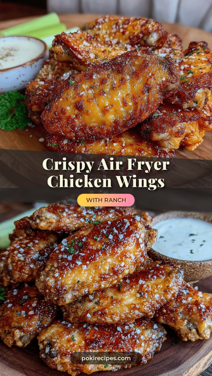 crispy air fryer chicken wings recipe
