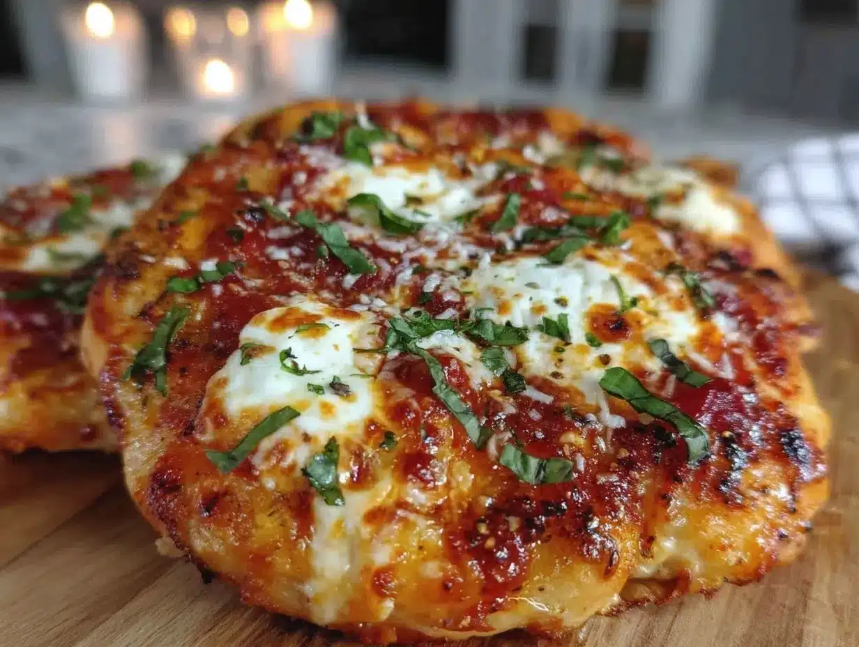 crispy homemade margherita pizza preparation steps