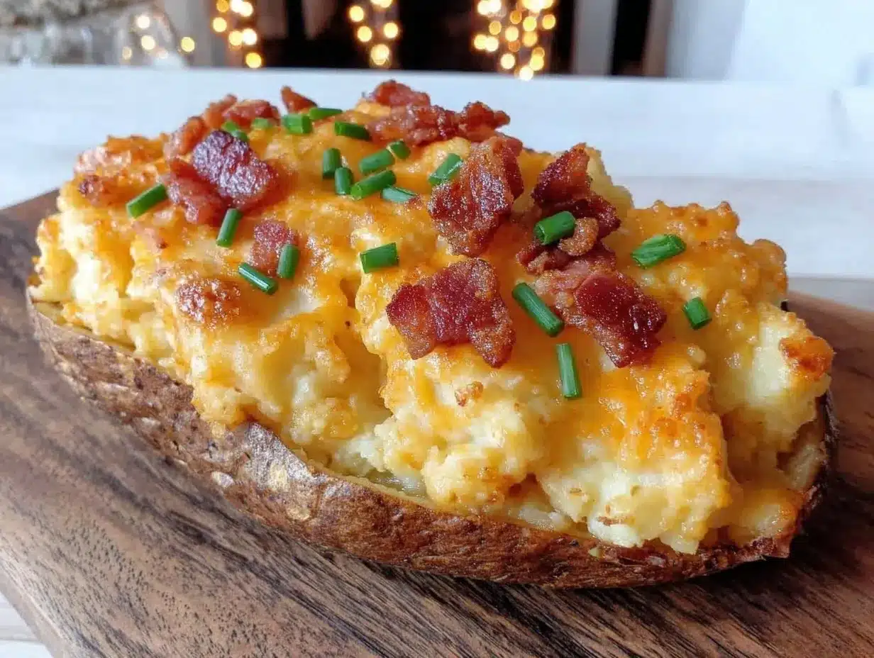 crispy loaded twice-baked potatoes preparation steps
