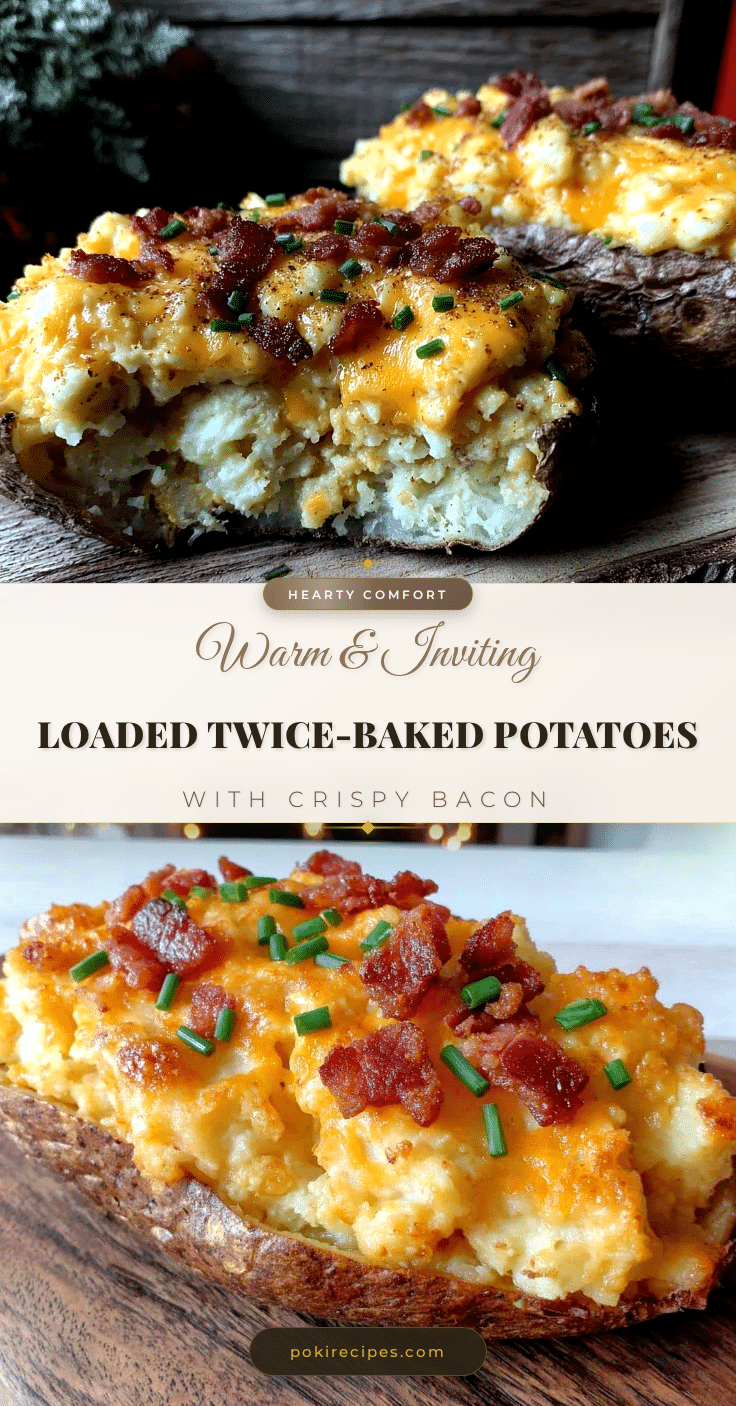 crispy loaded twice-baked potatoes recipe