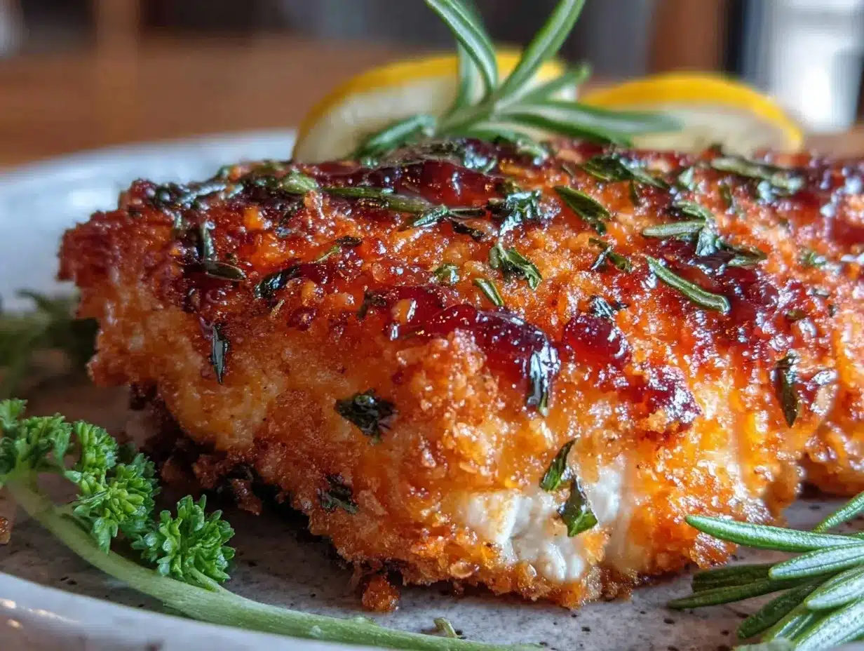 crispy parmesan crusted chicken breast preparation steps