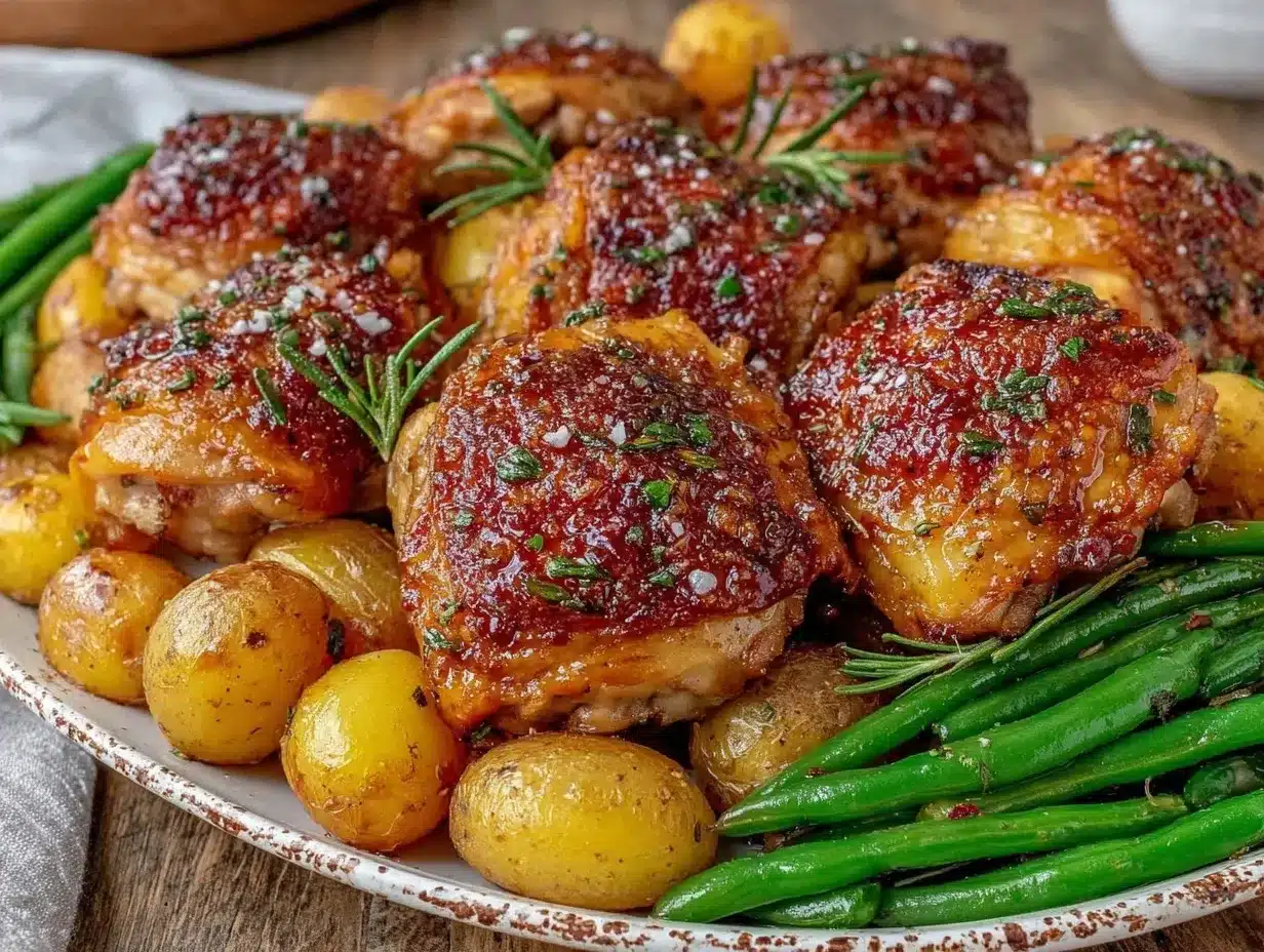 crispy sheet pan lemon herb chicken preparation steps
