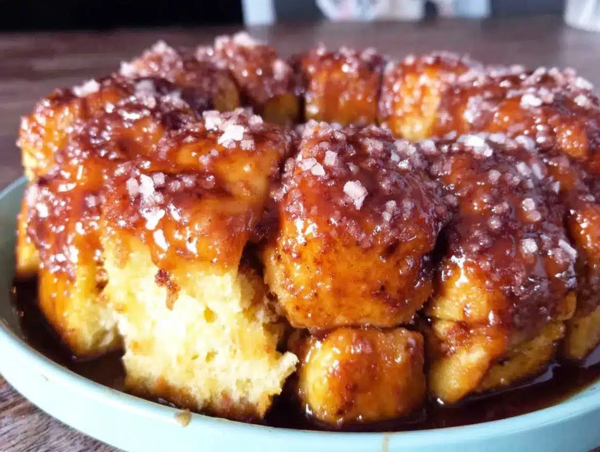easy cinnamon pull-apart monkey bread preparation steps