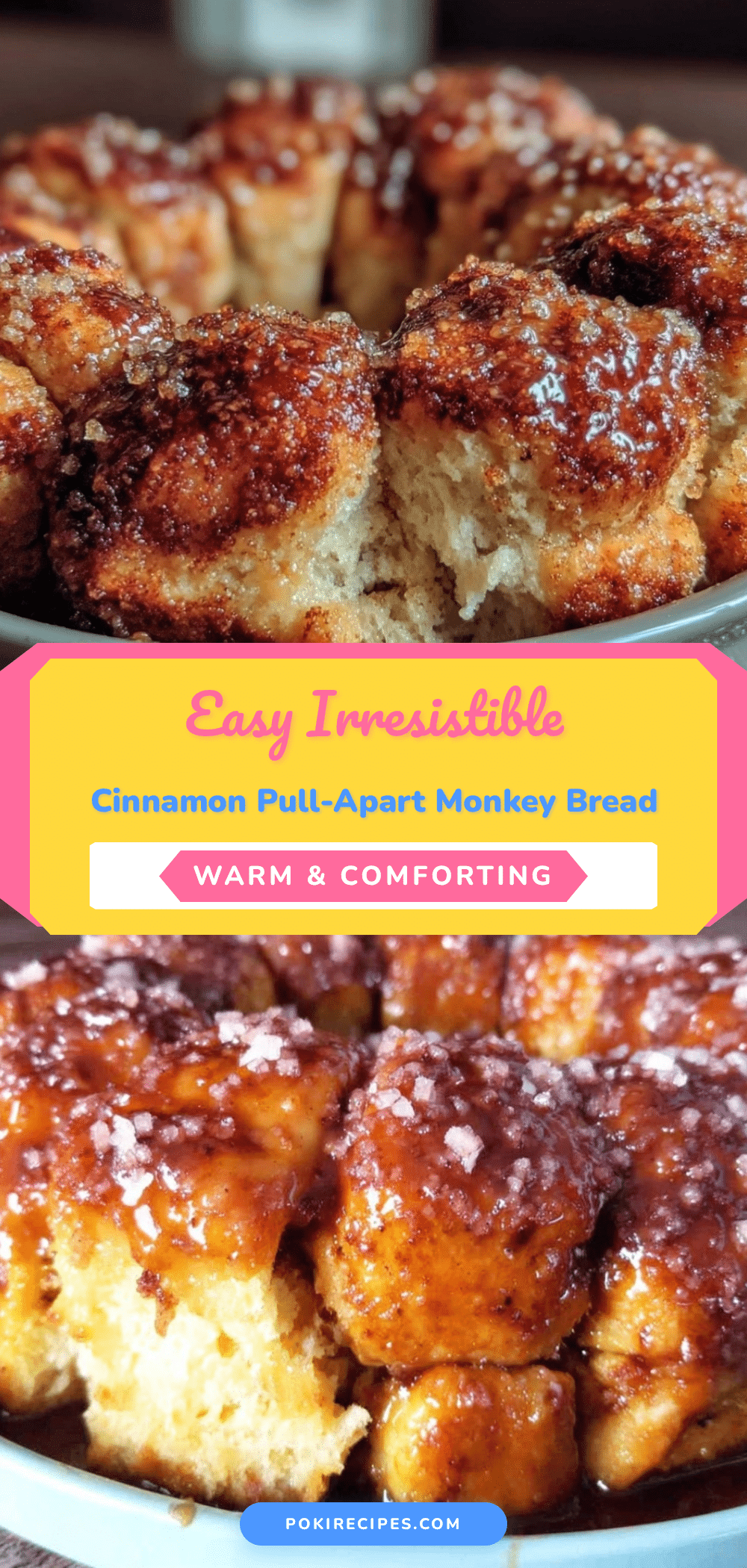 easy cinnamon pull-apart monkey bread recipe