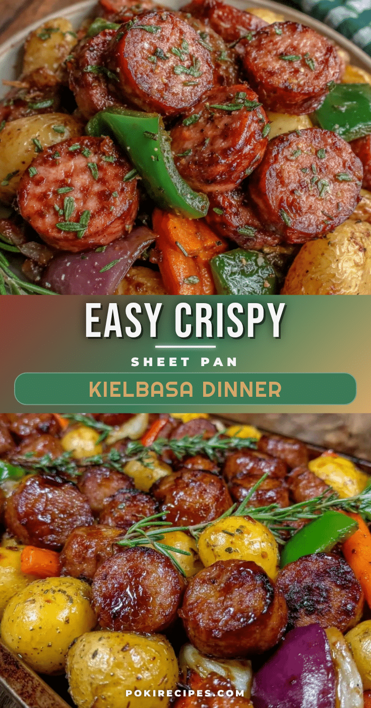 easy crispy sheet pan kielbasa recipe