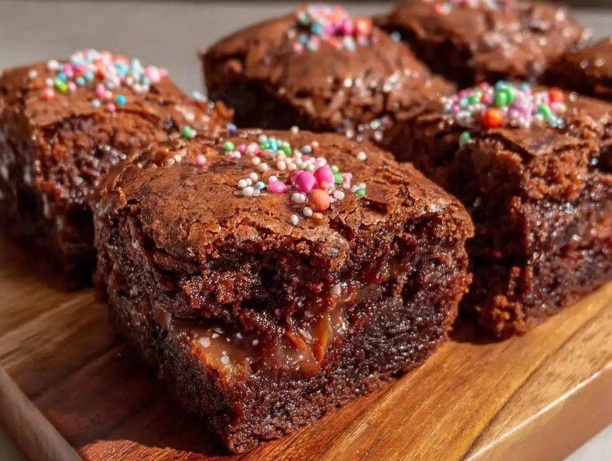 firework brownie bites preparation steps