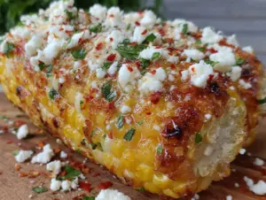 flavorful elote with creamy cotija cheese - featured image