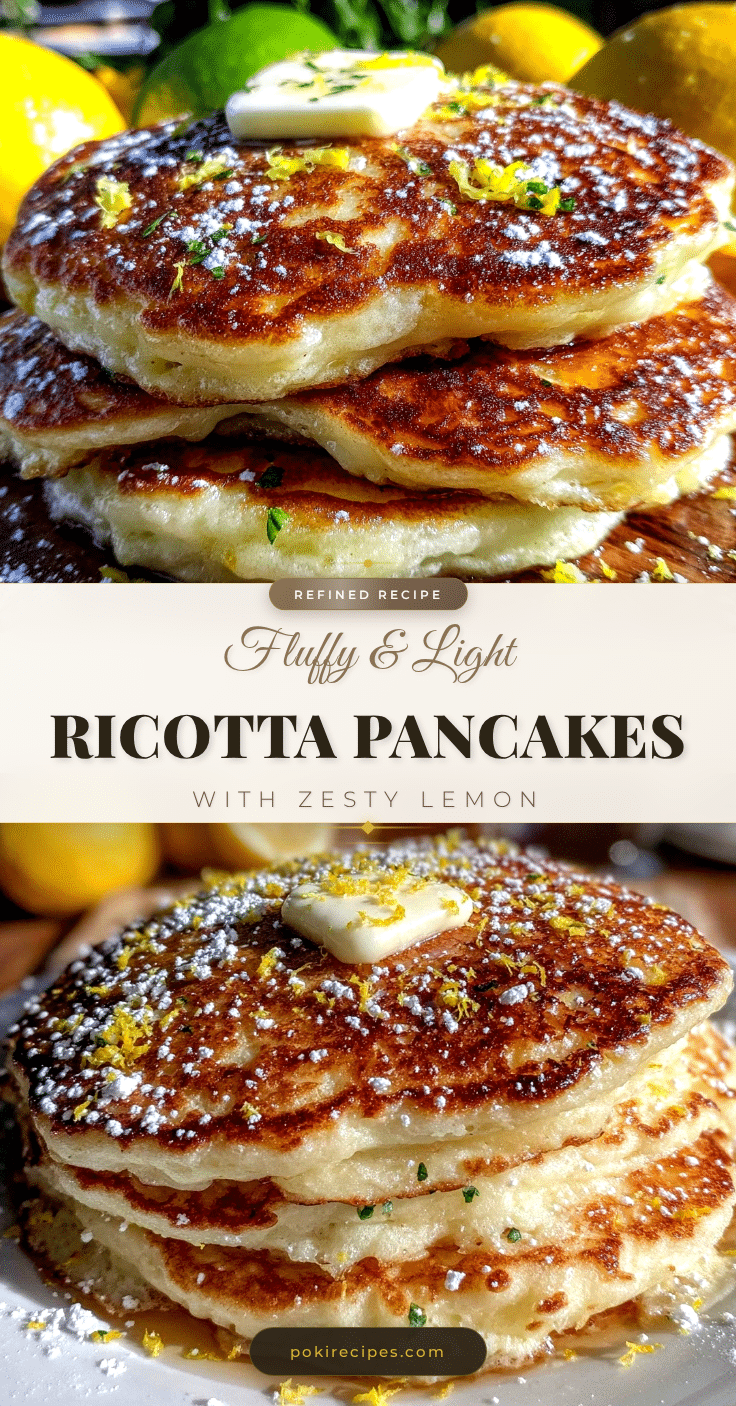 fluffy ricotta pancakes recipe