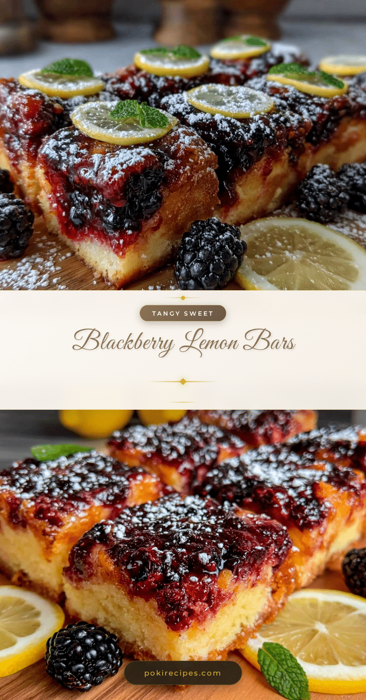 fresh blackberry lemon bars recipe