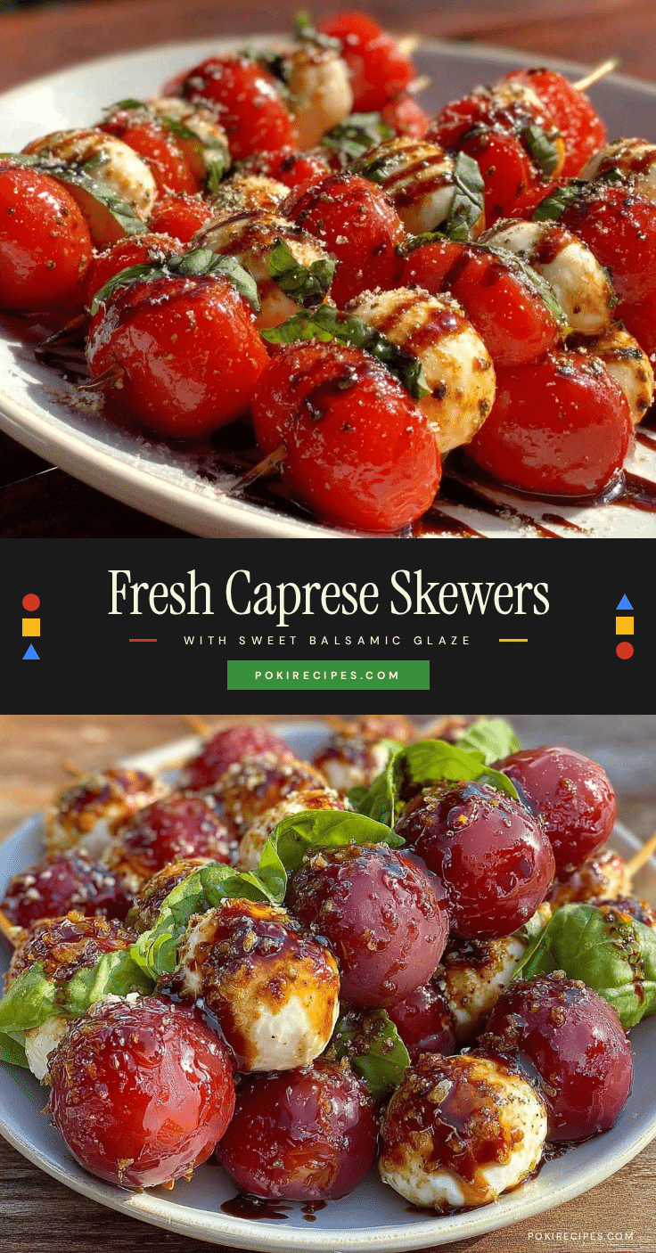 fresh Caprese skewers recipe