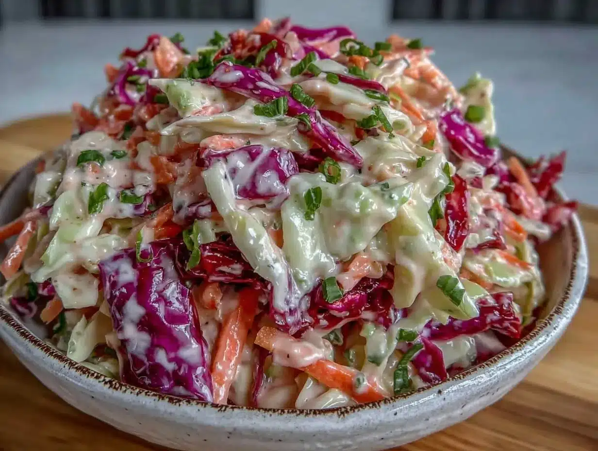 fresh classic coleslaw preparation steps