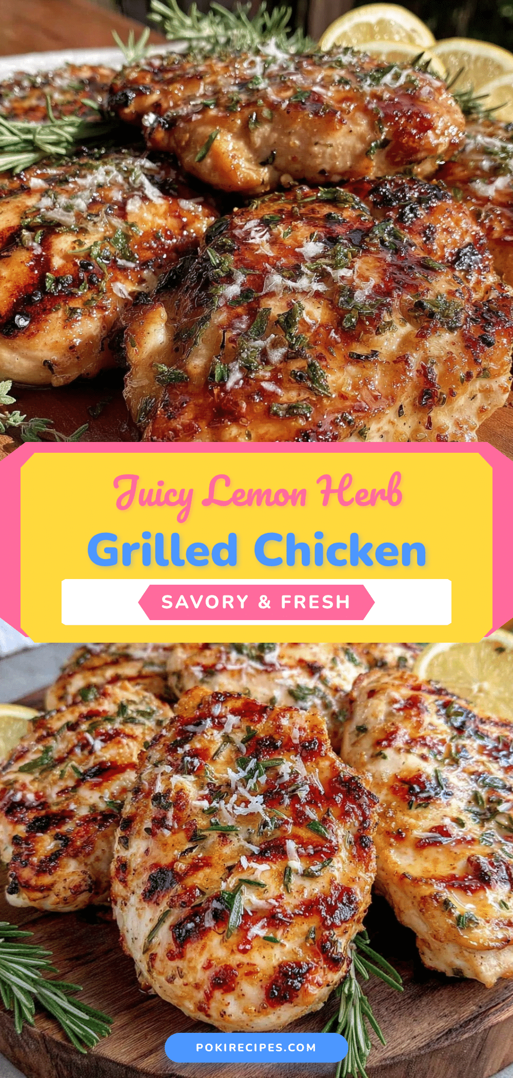 fresh lemon herb grilled chicken breasts recipe