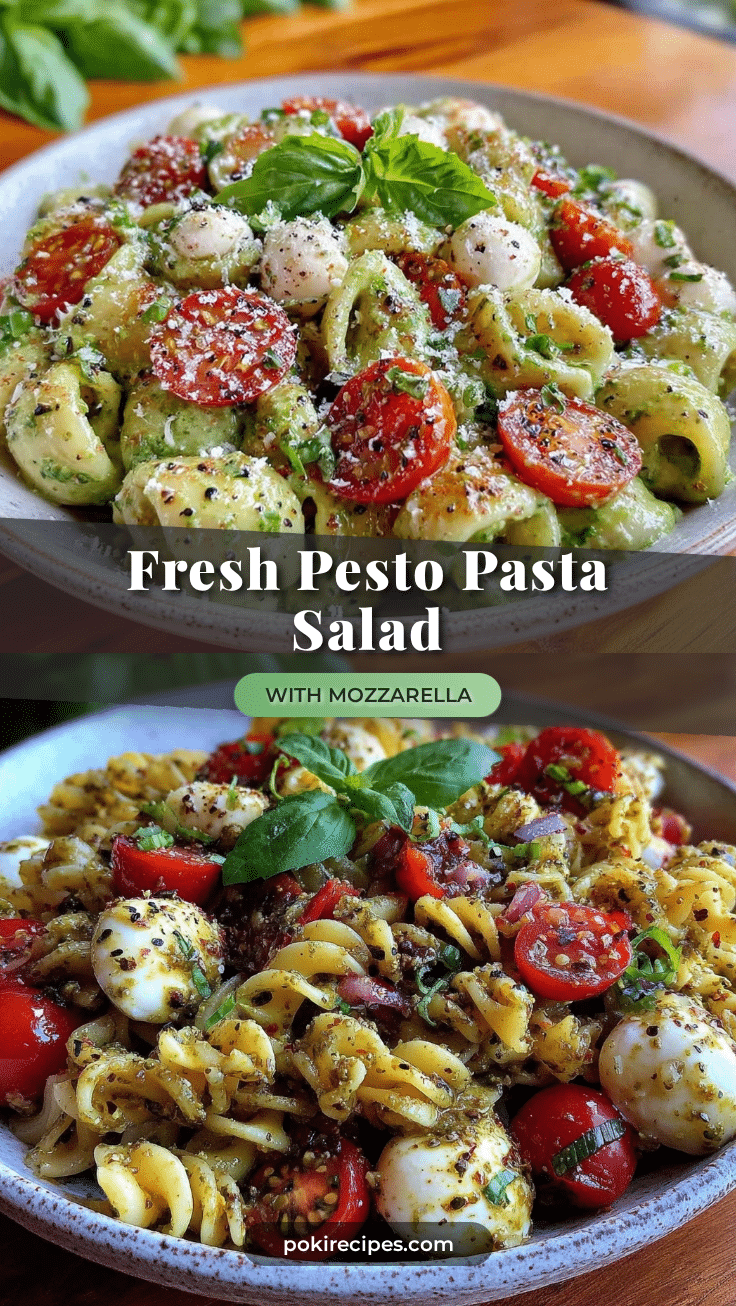 fresh pesto pasta salad recipe