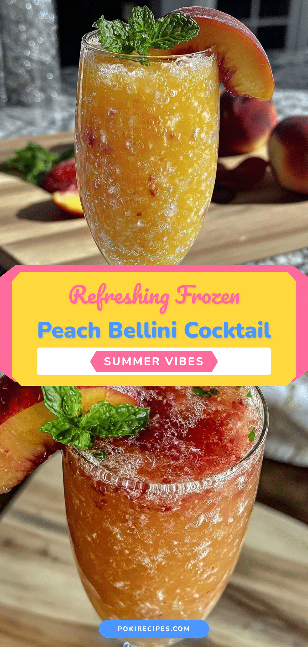 frozen peach bellini cocktail recipe recipe