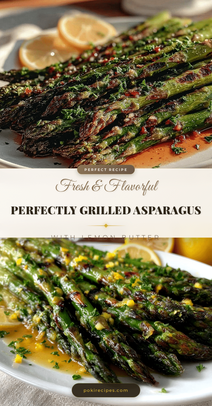grilled asparagus lemon butter sauce recipe
