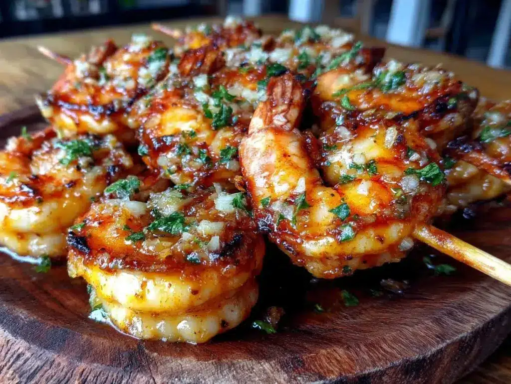 grilled shrimp skewers - featured image