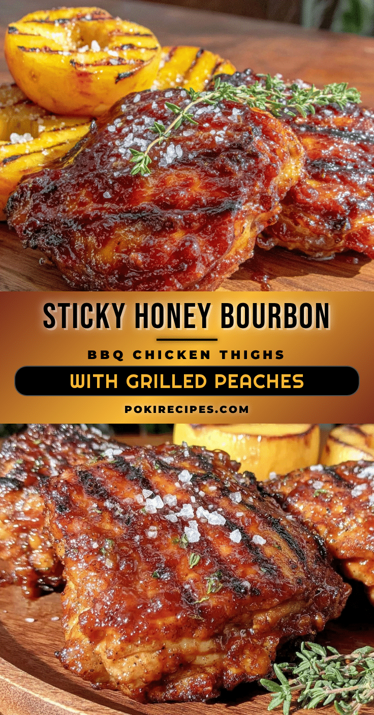 honey bourbon bbq chicken thighs recipe