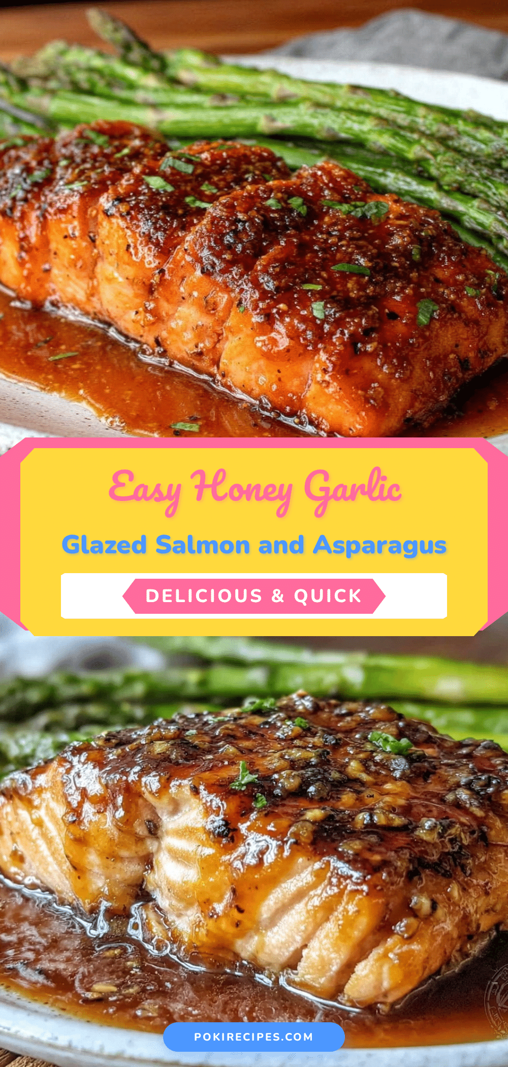 honey garlic glazed salmon recipe