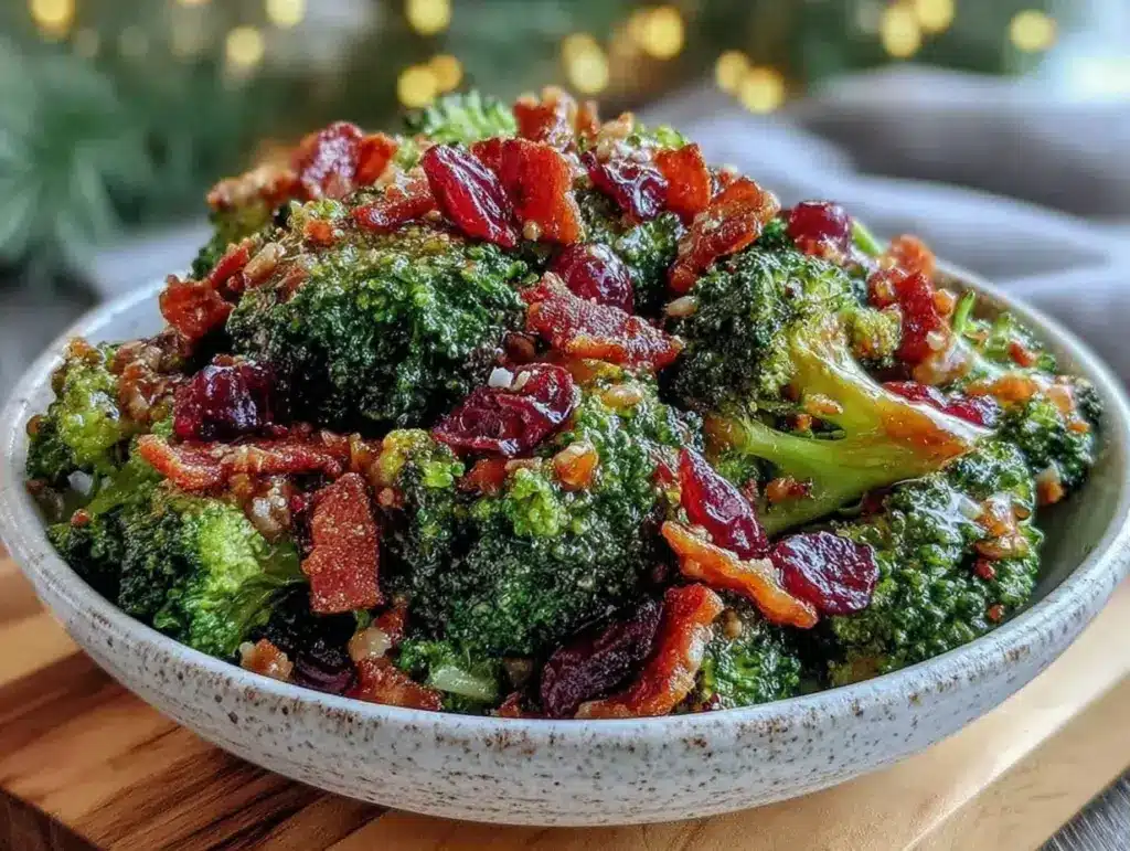 honey mustard broccoli salad - featured image