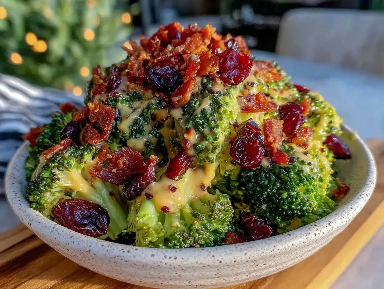 honey mustard broccoli salad preparation steps