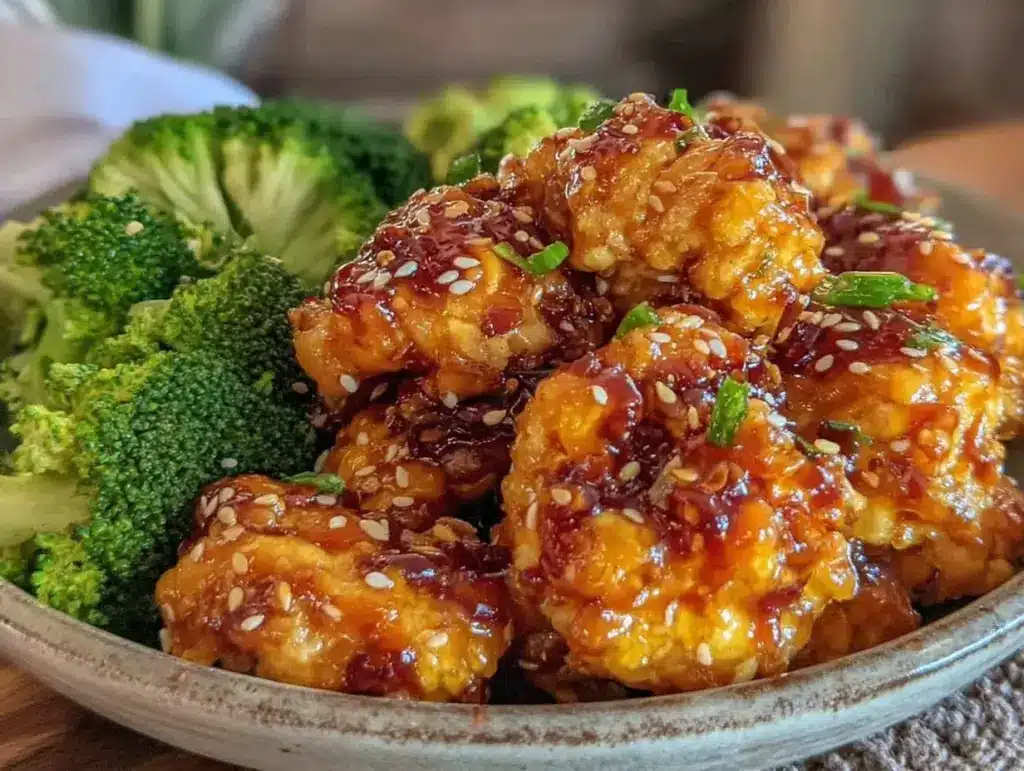 honey sesame chicken - featured image
