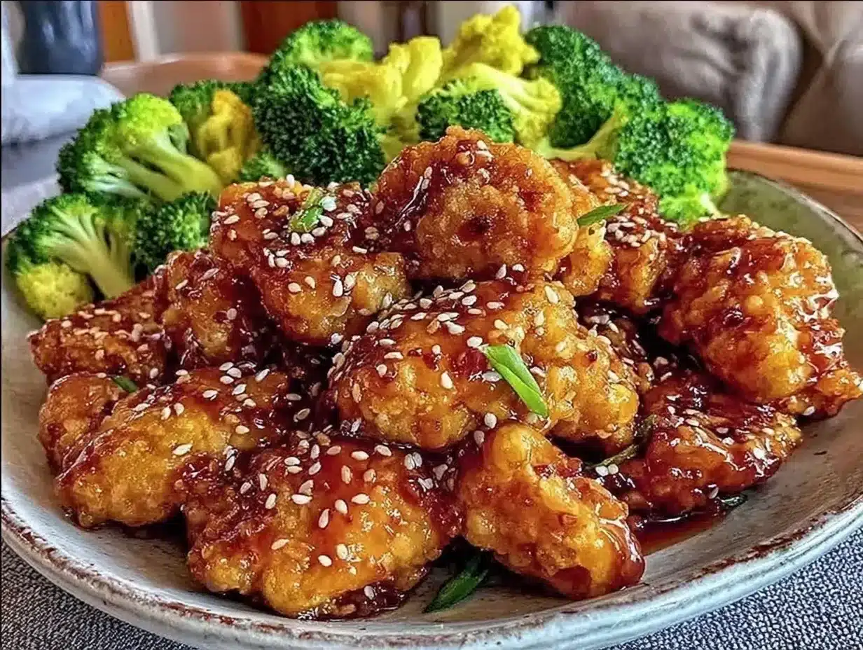 honey sesame chicken preparation steps